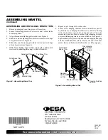 Preview for 4 page of Desa GMC11FD Assembly And Installation Instructions