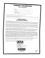 Preview for 91 page of Desa GMC60F Assembly Instructions Manual