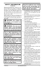 Preview for 3 page of Desa GN30A Safety Information And Installation Manual