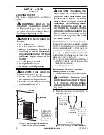 Preview for 8 page of Desa GWRN10 Safety Information And Installation Manual