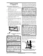 Предварительный просмотр 10 страницы Desa GWRN10 Safety Information And Installation Manual