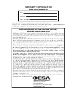 Preview for 16 page of Desa Handi-Heater SPC-9 Owner'S Operation And Installation Manual