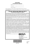 Предварительный просмотр 56 страницы Desa HDB20NT Safety Information And Installation Manual