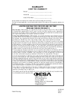 Preview for 26 page of Desa HDR16PT Safety Information And Installation Manual