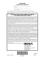 Preview for 56 page of Desa HDR16PT Safety Information And Installation Manual