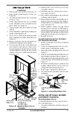 Предварительный просмотр 13 страницы Desa HEARTH CDCFTN Owner'S Operation And Installation Manual