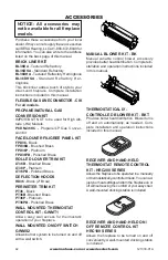 Preview for 42 page of Desa Ironhaus Selway IKC36N Series Owner'S Operation And Installation Manual