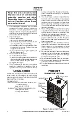 Предварительный просмотр 4 страницы Desa IRONHAUS Yellowstone IDVF36HN Owner'S Operation And Installation Manual