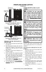 Предварительный просмотр 18 страницы Desa IRONHAUS Yellowstone IDVF36HN Owner'S Operation And Installation Manual