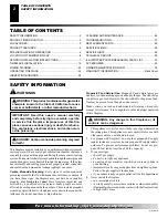 Preview for 2 page of Desa K36EN Series Owner'S Operation And Installation Manual