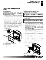 Предварительный просмотр 21 страницы Desa K36EN Series Owner'S Operation And Installation Manual