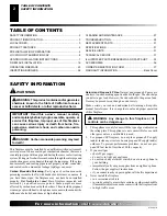 Preview for 2 page of Desa K36N SERIES Owner'S Operation And Installation Manual