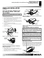 Preview for 21 page of Desa K36N SERIES Owner'S Operation And Installation Manual