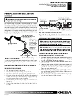 Preview for 19 page of Desa K42EN Series Owner'S Operation And Installation Manual