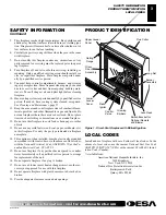 Preview for 3 page of Desa K42N SERIES Owner'S Operation And Installation Manual