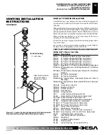 Предварительный просмотр 15 страницы Desa K42N SERIES Owner'S Operation And Installation Manual