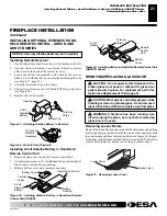 Предварительный просмотр 21 страницы Desa K42N SERIES Owner'S Operation And Installation Manual