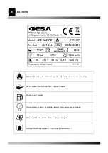 Preview for 20 page of Desa Master BG 100 PD User Manual