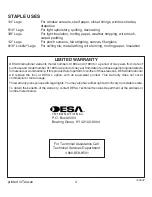 Предварительный просмотр 4 страницы Desa PowerFast 31190 Operating Instructions Manual