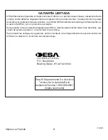 Предварительный просмотр 8 страницы Desa PowerFast 31400 Operating Instructions Manual