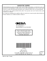 Предварительный просмотр 12 страницы Desa PowerFast 31400 Operating Instructions Manual