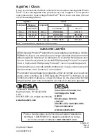 Preview for 24 page of Desa PowerFast PEBNS11/4-B Operating Instructions Manual