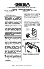 Preview for 3 page of Desa PP100 Instructions For Installing