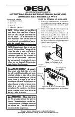 Preview for 6 page of Desa PP100 Instructions For Installing