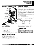 Preview for 3 page of Desa PROPANE CONSTRUCTION CONVECTION HEATER Owner'S Manual