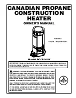 Preview for 1 page of Desa RCCP200V Owner'S Manual