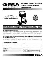 Предварительный просмотр 1 страницы Desa RCP80V Owner'S Manual