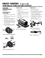 Предварительный просмотр 8 страницы Desa Reddy Heater R 15 E UK Owner'S Manual