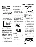 Предварительный просмотр 7 страницы Desa RN30E-CAN Owner'S Operation And Installation Manual