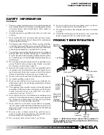 Preview for 3 page of Desa SBVBN Owner'S Operation And Installation Manual