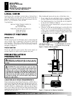 Preview for 4 page of Desa SBVBN Owner'S Operation And Installation Manual