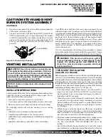 Preview for 9 page of Desa SBVBN Owner'S Operation And Installation Manual