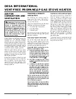 Preview for 4 page of Desa SVYD18PR Series Owner'S Operation And Installation Manual