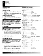 Предварительный просмотр 6 страницы Desa TC100VR Owner'S Manual