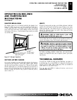 Preview for 15 page of Desa THE SAVANNAH V3610ST Installation And Operating Instructions Manual