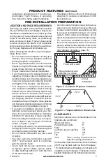 Предварительный просмотр 5 страницы Desa "TUDOR" CGDV32NR Owner'S Operation And Installation Manual