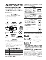 Предварительный просмотр 5 страницы Desa Twin Halogen Motion Sensing Light with 2-Level Lighting 5512 Owner'S Manual