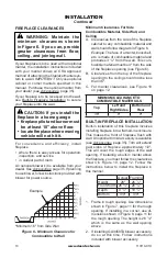 Preview for 10 page of Desa Unvented (Vent-Free) Gas Compact Classic Hearth Fireplace VMH26NRB Owner'S Operation And Installation Manual