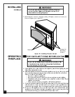 Предварительный просмотр 22 страницы Desa UNVENTED (VENT-FREE) NATURAL GAS FIREPLACE Owner'S Operating & Installation Manual