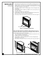 Preview for 14 page of Desa UNVENTED (VENT-FREE) PROPANE GAS FIREPLACE Owner'S Operation And Installation Manual