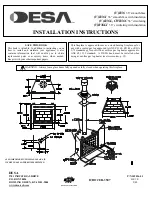 Preview for 1 page of Desa (V)B36 Installation Instructions Manual