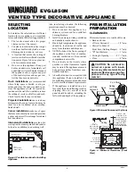 Preview for 4 page of Desa Vanguard EVGL850N Owner'S Operation And Installation Manual