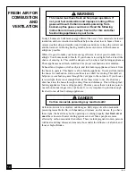 Preview for 14 page of Desa Vanguard GVC35NA Owner'S Operation And Installation Manual