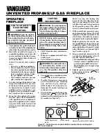 Предварительный просмотр 14 страницы Desa Vanguard VCGF30PR Owner'S Operation And Installation Manual