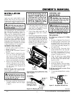 Preview for 11 page of Desa Vanguard VI33PR Owner'S Operation And Installation Manual