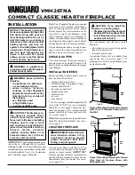 Preview for 8 page of Desa Vanguard VMH26TNA Owner'S Operation And Installation Manual